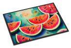 Colorful Watermelons Doormat Front Door Mat Indoor Outdoor Rugs for Entryway, Non Slip Washable Low Pile, 18H X 27W