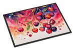 NEW Colorful Cherries Doormat Front Door Mat Indoor Outdoor Rugs for Entryway, Non Slip Washable Low Pile, 18H X 27W