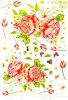 Geminate Flower - Wall Decals Stickers Appliques Home Dcor
