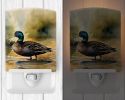 NEW American Black Duck Ceramic Night Light Compact, UL-Certified, Ideal for Bedroom, Bathroom, Nursery, Hallway, Kitchen, 6x4x3, Multicolor