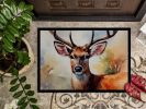 NEW Deer Doormat Front Door Mat Indoor Outdoor Rugs for Entryway, Non Slip Washable Low Pile, 18H X 27W
