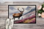 Highland Red Deer Doormat Front Door Mat Indoor Outdoor Rugs for Entryway, Non Slip Washable Low Pile, 24H X 36W