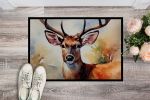 NEW Deer Doormat Front Door Mat Indoor Outdoor Rugs for Entryway, Non Slip Washable Low Pile, 18H X 27W